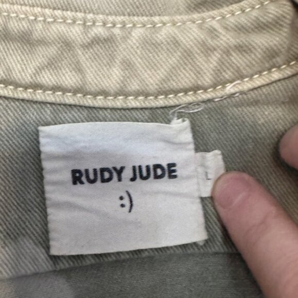 Rudy Jude Adult Chamois Shirt - Green Bean / L - Picture 4 of 6